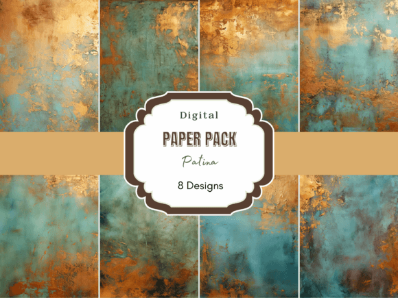 Download Copper Patina Rustic Background - Rustic background Collection